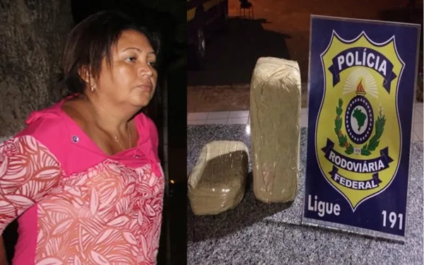 Mulher cearense é presa no Acre transportando 3 quilos de cocaína