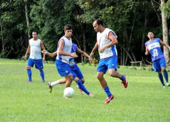 Galo Carijó fez um treino coletivo nesta quarta-feira