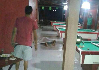 Execução foi à queima-roupa