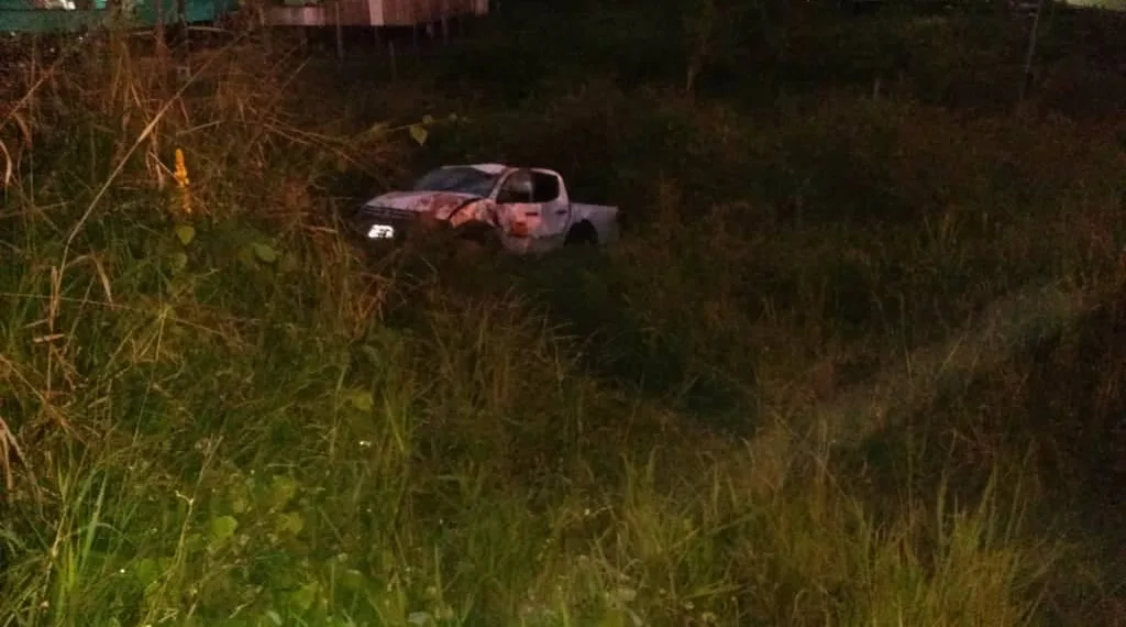 Caminhonete da Funai é destruída em acidente