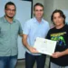 Marcus Alexandre e Rodrigo Forneck entregaram diplomas