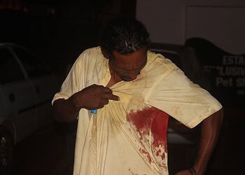 Homem é ferido a golpes de faca na Praça da Gameleira