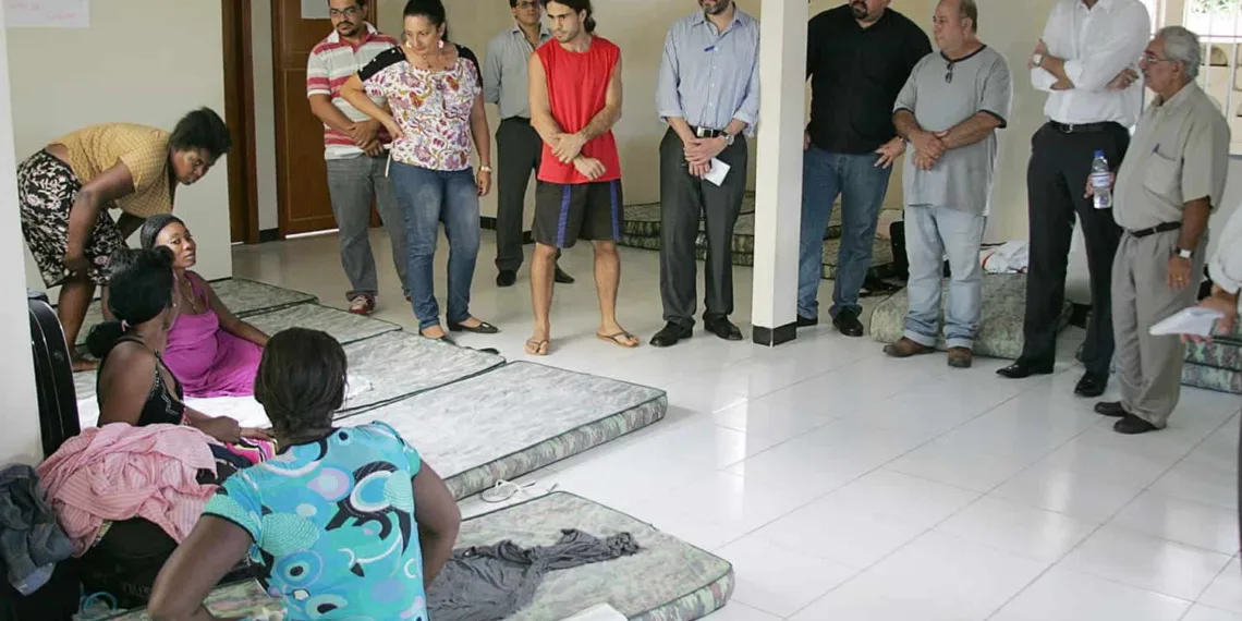 Representantes dos órgãos federais e internacionais queriam conhecer e avaliar situação de imigrantes