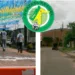 Enquanto parte da cidade aguarda com ânimo o mundial, a rua do acidente com o cilindo aparenta tristeza