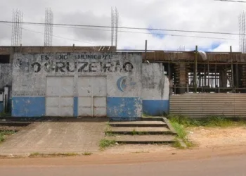 Fachada do Estádio Municipal ‘Cruzeirão’