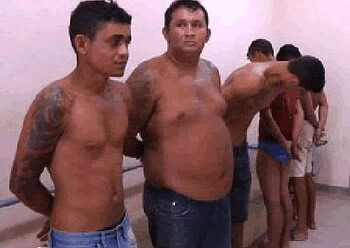 Cinco homens foram presos e confessaram os crimes