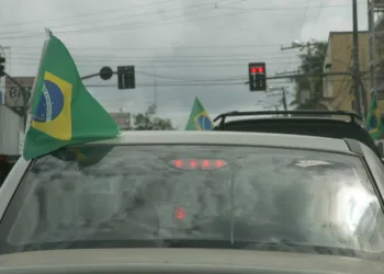 Pesquisa aponta que as bandeirinhas no carro geram maior consumo de gasolina