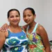 Maria Cleia de Melo e a filha