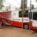 Ônibus do Hemoacre aguarda por doações no Calçadão do Passeio