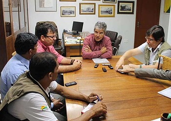 Jorge falou a jornalistas que vai buscar partidos que apoiam Dilma nacionalmente