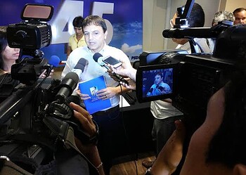 Candidato reuniu a imprensa acreana para apresentar plano