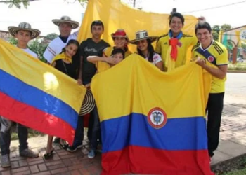 Torcedores colombianos no Acre estão confiantes