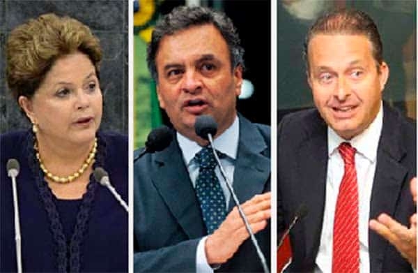 Dilma, Aécio e Campos vão gastar cerca de R$ 738 milhões