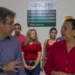 Chioro e Suely visitaram obras da UPA da Baixada do Sol