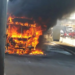 Ônibus pega fogo em frente ao Hospital das Clínicas
