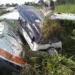 Avião Minuano após acidente no dia 11 de janeiro do ano passado; ele caiu após decolagem