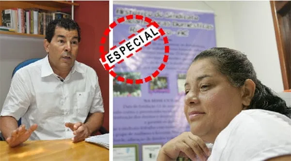 Superintendente regional do MTE, Manoel Rodrigues, e presidente do Sindicato das Domésticas, Jane Aparecida, esclarecem dúvidas sobre os direitos dos empregados