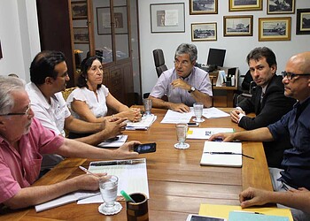 Coordenadores do GCF com Jorge Viana