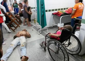 Devido a lotação, Pronto Socorro de Brasiléia teve falta de macas