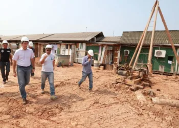 Obras do Shopping Popular avançam com fundações e drenagem
