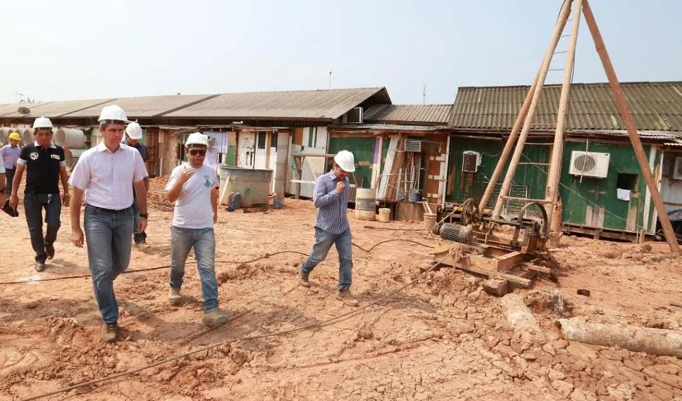 Obras do Shopping Popular avançam com fundações e drenagem