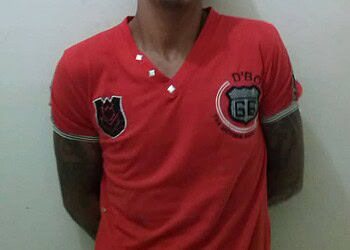 Davi foi preso por policiais com droga, durante ronda de rotina