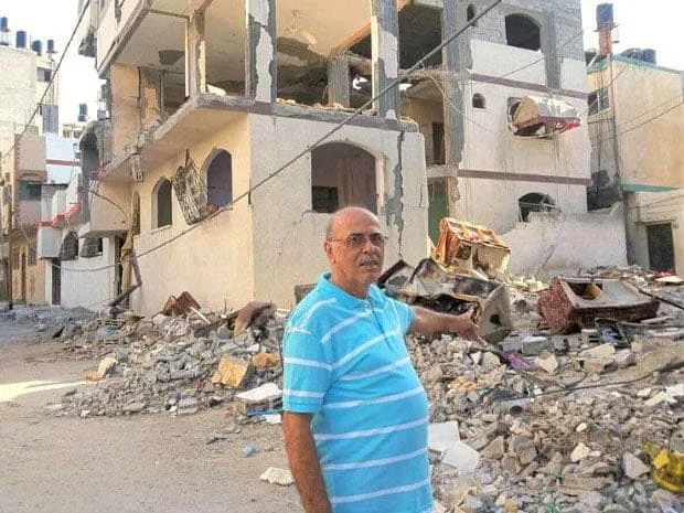 Yusif passou meses em Gaza ajudando seus parentes