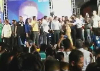 Vídeo amador mostra momento exato da agressão