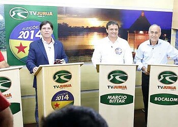 Candidatos fizeram o primeiro debate em Cruzeiro