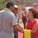Perpétua Almeida é recebida pela comunidade do Vila Acre