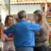 Candidato se encontra com comerciantes da Estação