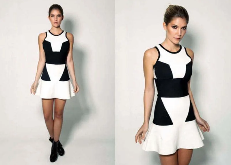 Clássica - Se você tem um ar chiqueria, a la Coco Chanel e não perde a chance de ser elegante, uma dica é o black&white pois tem um ar de poderosa!