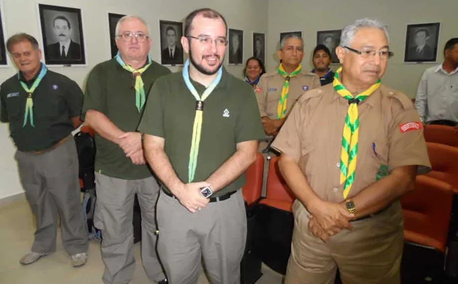Visita dos escoteiros aconteceu entre os dias 25 e 28 deste mês