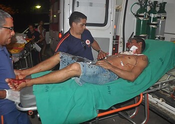 Vítima foi atingida com tiros no rosto e no ombro