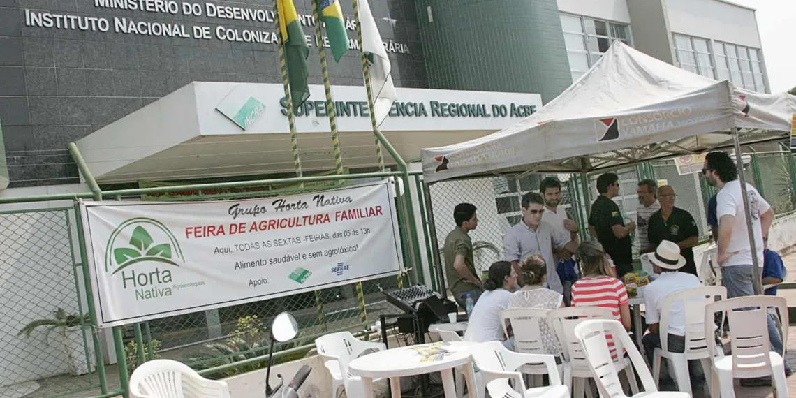Peritos agrários realizam protesto contra quebra de acordo com o governo federal