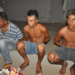 Vagner, Frank e Erley foram conduzidos à delegacia