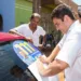 Gladson caminha no Calafate e se encontra com campanha, evangélicos e mototaxistas