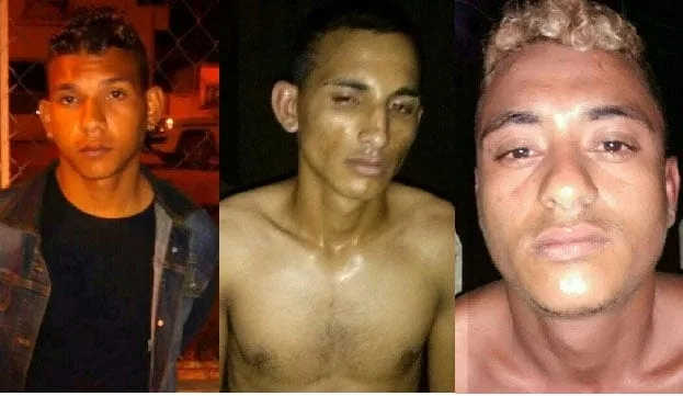 Reinaldo, Ivanilson e Fábio são acusados de roubo