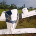 Aeronave teve um pneu estourado na aterrissagem