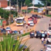 Veículos foram impedidos de passar ontem de manhã