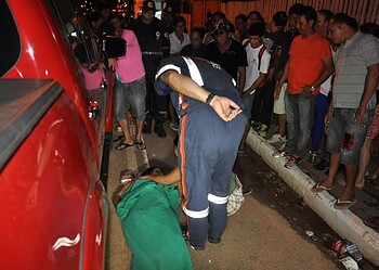 Corpo de Maria foi retirado debaixo de caminhonete