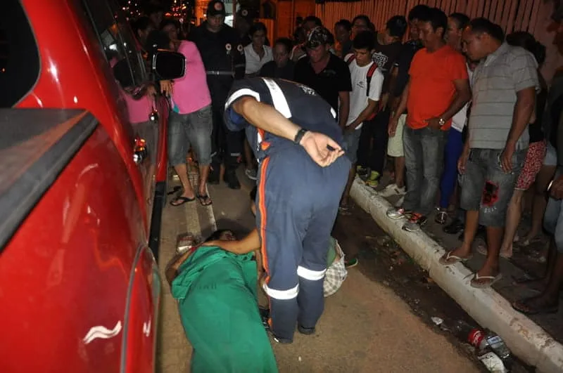 Corpo de Maria foi retirado debaixo de caminhonete