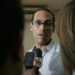 Diretor do festival, Sérgio Carvalho, durante entrevista