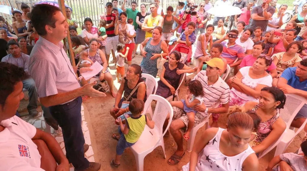 Prefeito Marcus Alexandre se reuniu com a comunidade local, ontem de manhã