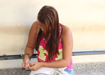 Daniele foi flagrada durante a revista, na entrada do presídio