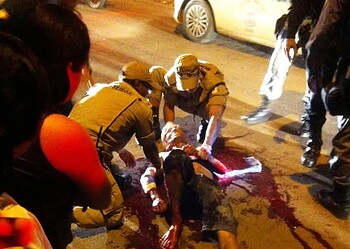 Raimundo da Silva andava 
pela rua quando foi alvejado