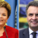 Institutos mostram vantagem de Dilma sobre Aécio