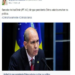 Presidente se referiu ao senador em postagem no Facebook