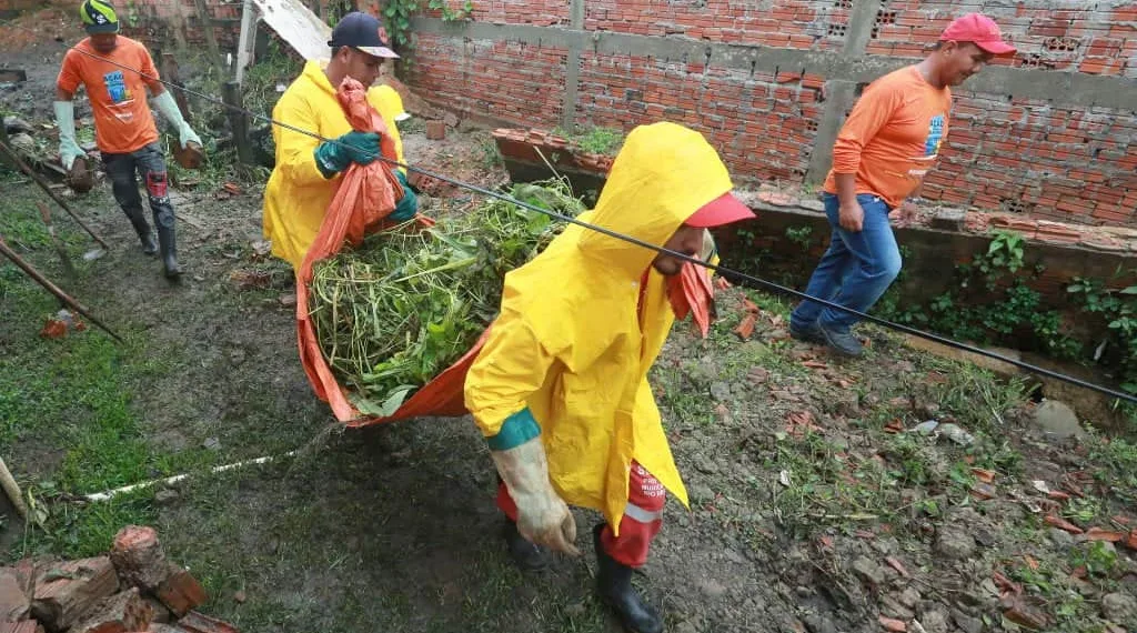 Travessa São Gabriel, no Aviário, passa por melhorias
