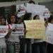 Estudantes em protestos recente contra a violência